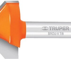 Broca para router, corte en 'V', 3/8' BROU-V3/8 11465 Truper
