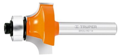 Broca para router, redondeado, 1' con balero BROU-RD1X 11469 Truper