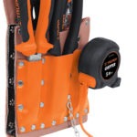 Porta herramientas de cuero 11 compartimentos POR-HE11 11514 Truper
