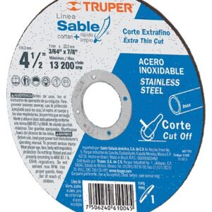 Disco para corte de acero inoxidable 4-1/2 tipo 1 ABT-751 11635 Truper