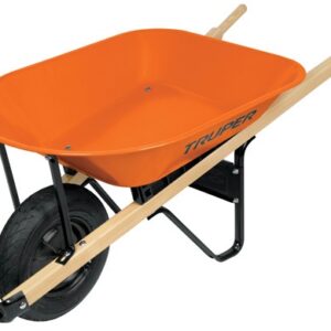 Carretilla 4.5 ft litros mangos demadera 1-3/4 llanta ligera CAT-45WS 11748 Truper