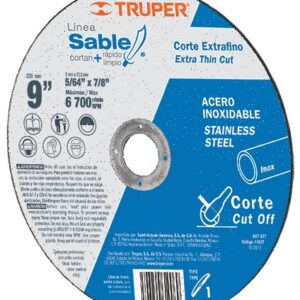 Disco corte acero inoxidable T1, 9 alto rendimiento ABT-878 12571 Truper