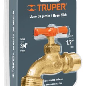 Llave de nariz para jardín 1/2 LL-JAR-B-2 13147 Truper
