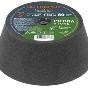 Copa desbaste para piedra 5 grano 80 C-364-PI 13789 Truper