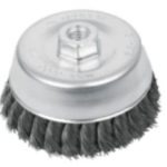 Carda de copa alambre trenzado fino 3 pulgadas para esmeril CT-608 14186 Truper