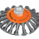 Carda plana trenzada 4 pulgadas para esmeriladora CATR-4E 14190 Truper