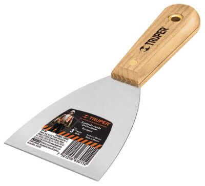 Espátula rígida 3 pulgadas mango de madera ET-3R 14442 Truper
