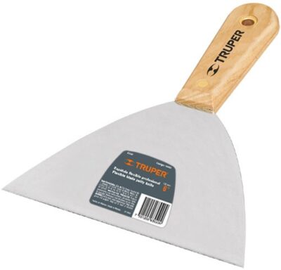 Espátula flexible 4 pulgadas mango de madera ET-4F 14450 Truper
