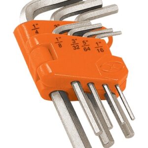 Juego de 7 llaves Allen standard con organizador ALE-7P 15533 Truper