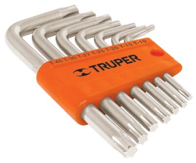 Juego de llaves Torx juego 7 piezas con organizador TORX-7C 15552 Truper