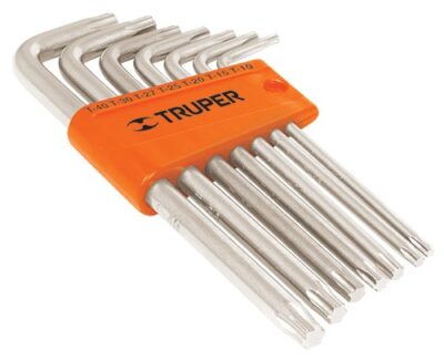 Juego de llaves Torx  juego 7 piezas largas TORX-7L 15553 Truper