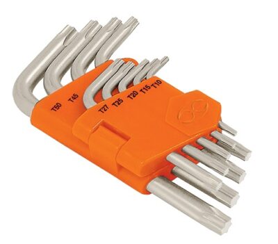 Juego de llaves Torx 9 piezas TORX-9 15554 Truper