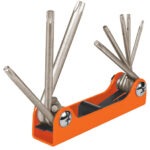Juego de llaves Torx juego 8 piezas tipo navaja cuerpo lámina TORX-8 15569 Truper