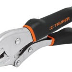 Pinza de presión 10' pulgadas mordaza recta, mango de vinil PPT-10RX 17437 Truper