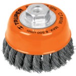 Carda copa,alambre trenzado grueso 4xM14 mm para esmeril CT-610MX 17532 Truper