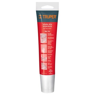Sellador para altas temperaturas color rojo ALTE-R 17566 Truper