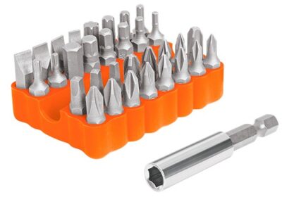 Juego 33 puntas combinadas largo 1' organizador PUN-33 17788 Truper