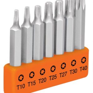 Juego de 7 puntas Torx 2' P7-25T 17796 Truper