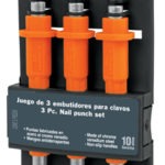 Juego de embutidores de clavos 3 piezas PUNZ-3 18064 Truper