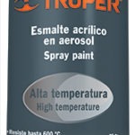 Pintura aerosol alta temperatura, negro PA-ALTE-N 18070 Truper