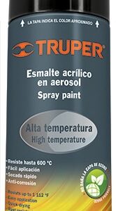 Pintura aerosol alta temperatura, negro PA-ALTE-N 18070 Truper