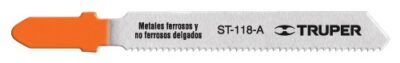 Segueta caladora cortes rectos metal zanco t, 21 dpp ST-118-A 18128 Truper