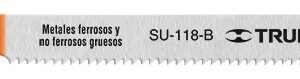 Segueta caladora cortes rectos metal  zanco u 12dpp  SU-118-B 18139 Truper