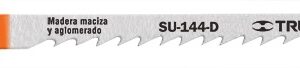Segueta caladora cortes rectos madera, zanco u, 6dpp SU-144-D 18140 Truper