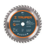 Sierra circular para madera 7 1/4 40 dientes centro 5/8' ST-740 18301 Truper