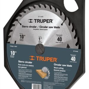 Sierra circular para madera 10 pulgadas 40 dientes centro 1 pulgada ST-1040E 18307 Truper