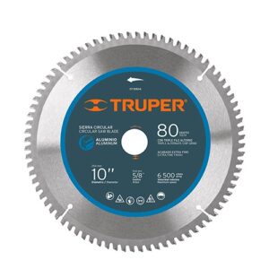 Sierra circular para aluminio 10' pulgadas 80 dientes centro 5/8 ST-1080A 18310 Truper
