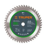 Sierra circular para cortar plástico - formaica 7 1/4 48 dientes ctr 5/8' ST-748 18317 Truper