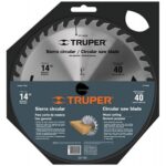 Sierra circular para madera 14' 60 dientes centro 1' ST-1460E 18323 Truper