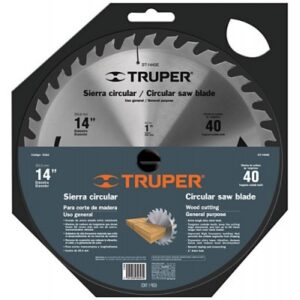 Sierra circular para madera 14' 60 dientes centro 1' ST-1460E 18323 Truper