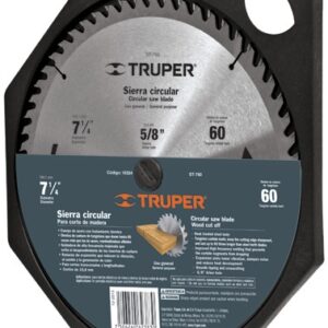 Sierra circular para madera 7  1/4 60 dientes centro 5/8' ST-760 18324 Truper