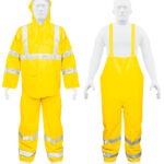 Conjunto impermeable reflejante amarillo talla Grande PVC TRA-REF-L 18417 Truper
