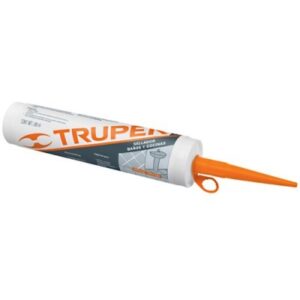 Silicón 100% para baños y cocina color blanco SIL-100BCB 18566 Truper