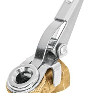 Inflador de latón con clip cuerda 1/4 NPT BOCH 19026 Truper