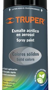 Pintura en aerosol negro satin PA-NS 19054 Truper
