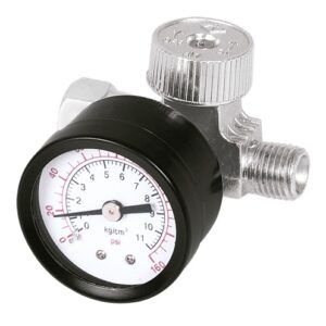 Regulador de aire para compresor cuerda 1/4 NPT REGU-1/4 19239 Truper