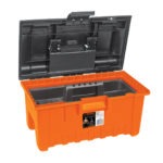 Caja para herramienta 16 pulgadas color naranja amplia CHA-16N 19790 Truper