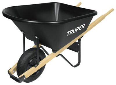 Carretilla 6ft bandeja plástica mangos de madera llanta ligera TP-6 19805 Truper
