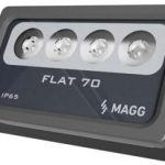 L7402-6AE FLAT 150 L 8W 90-140V OVAL ÁMBAR GR AC Magg