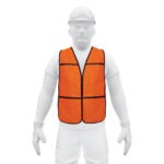 Chaleco de seguridad naranja uso de día CHS-100N 21023 Pretul