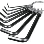 Juego de 8 llaves Allen  standard,  ALL-P8P 21850 Pretul