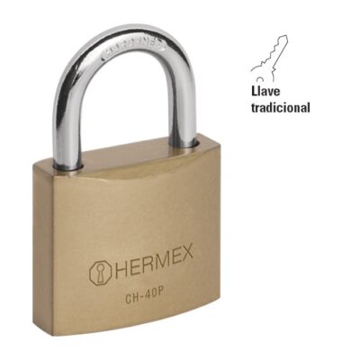 Candado 40mm de hierro CH-40P 23518 Hermex