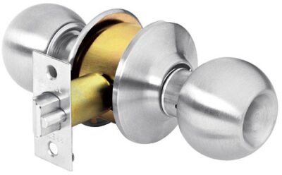 cerradura de Pomo trubal para entrada  cromo BAL-CM-EP 23562 Hermex