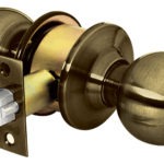 cerradura de Pomo trubal, latón antiguo para recámara,   BAL-LA-RP 23564 Hermex