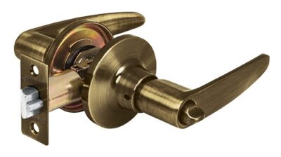 Cerradura manija laton antiguo para  recámara CEMA-2RP 23694 Hermex