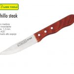CUCHILLO STEAK 5 MANGO MADERA LION TOOLS